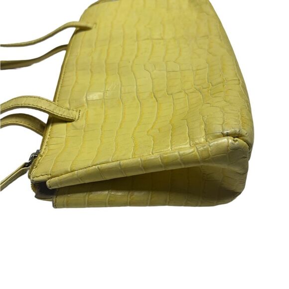 Yellow leather Talbots handbag  - Picture 10 of 11